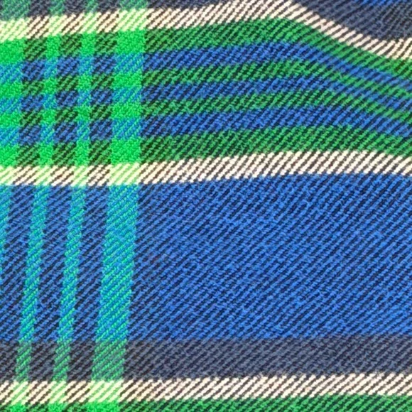 Patagonia Womens 2 Organic Cotton Flannel Plaid Button Down Shirt Blue Green - Picture 4 of 16